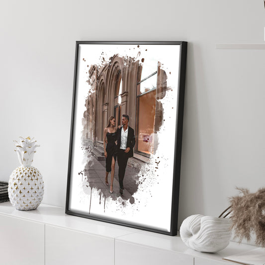 Tablou Personalizat Watercolour Moment