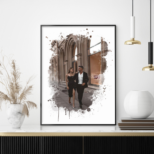 Tablou Personalizat Watercolour Moment