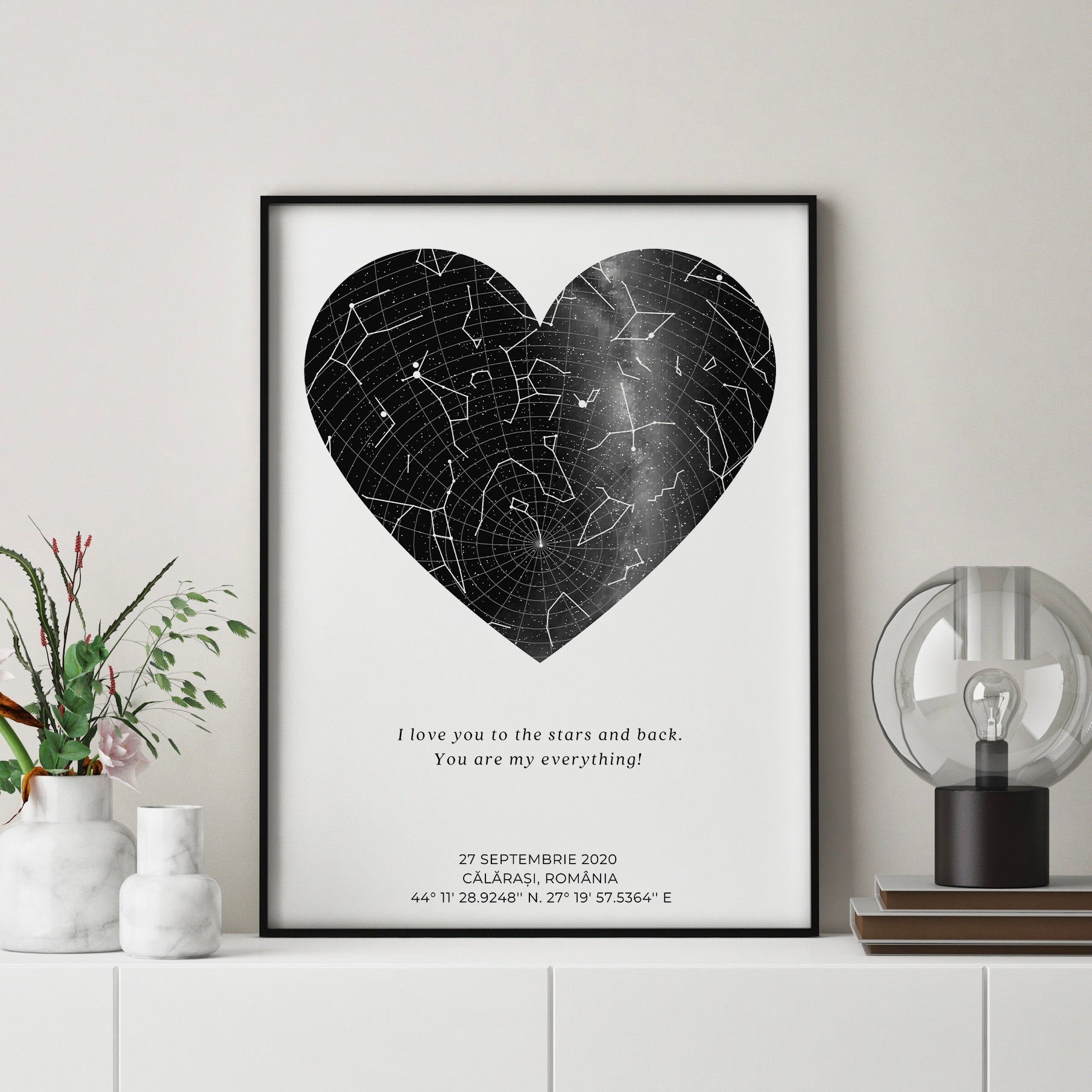 Tablou Personalizat Heart Sky - ArtStory.ro