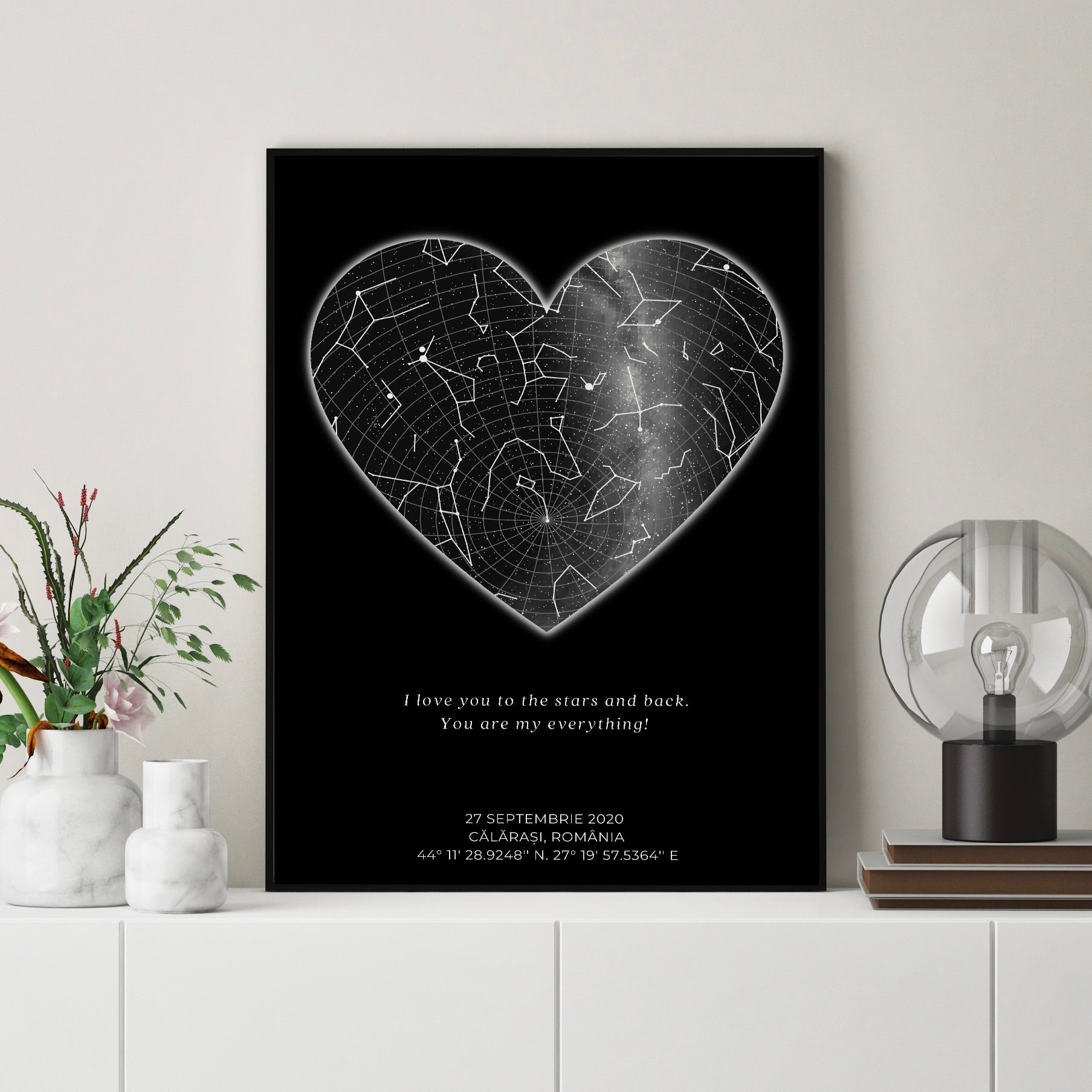 Tablou Personalizat Heart Sky - ArtStory.ro