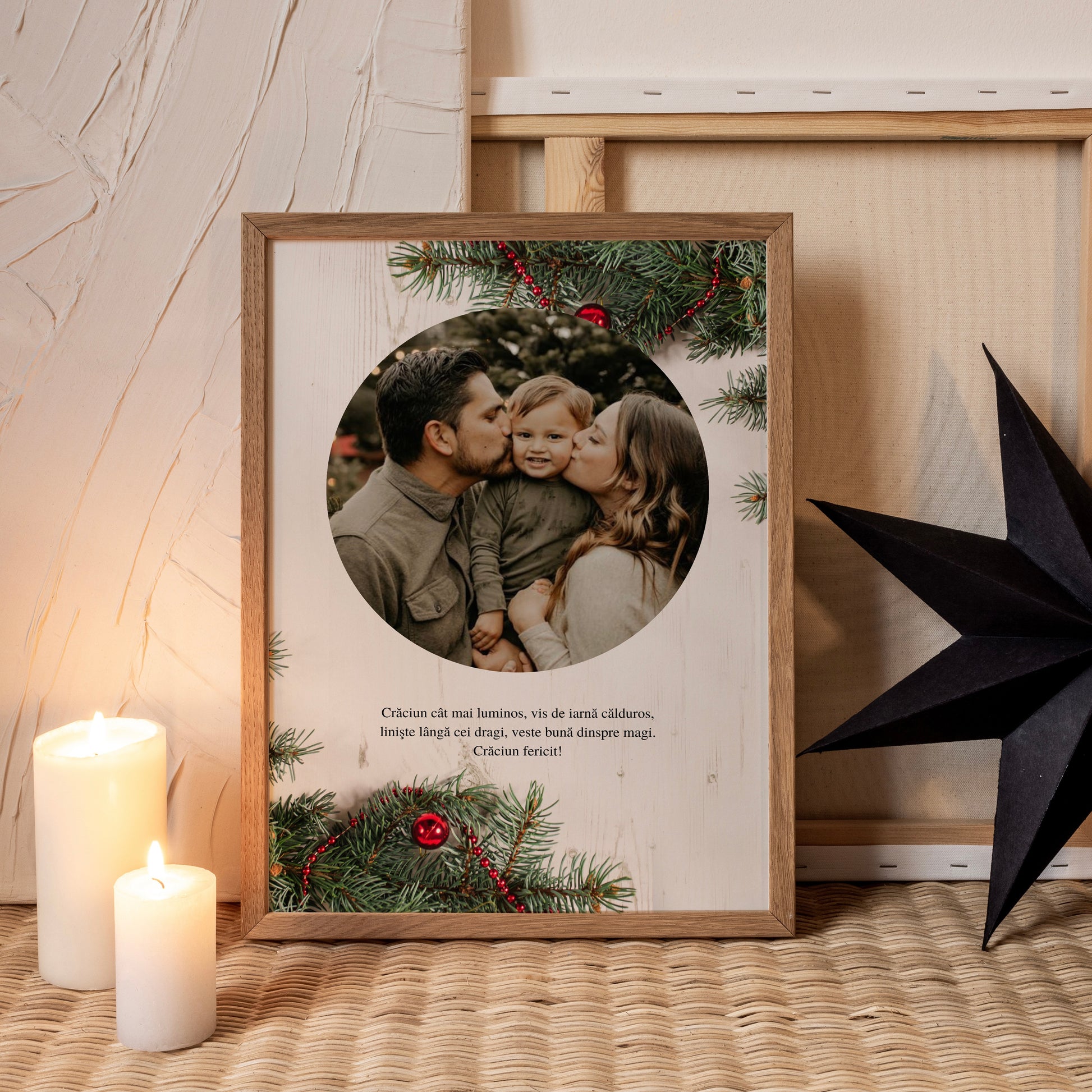 Tablou Personalizat Christmas Card - ArtStory.ro