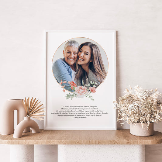 Tablou Personalizat Floral Mother - ArtStory.ro