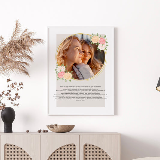 Tablou Personalizat Pentru Mama - ArtStory.ro