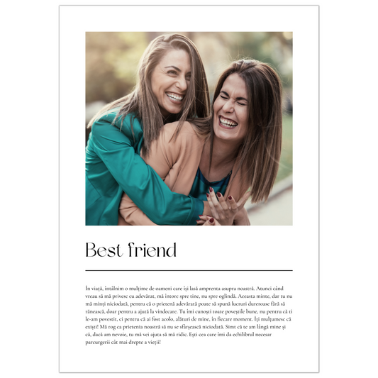 Tablou Personalizat Best Friends - ArtStory.ro