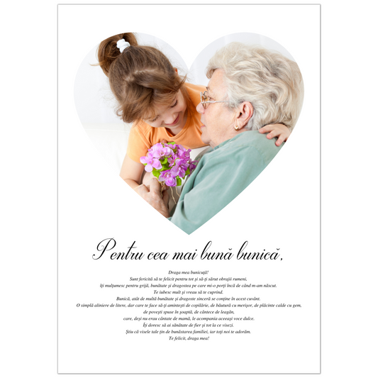 Tablou Personalizat Pentru Bunica - ArtStory.ro